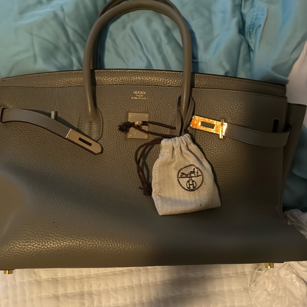Leather purse purchased and used for a film production wardrobe